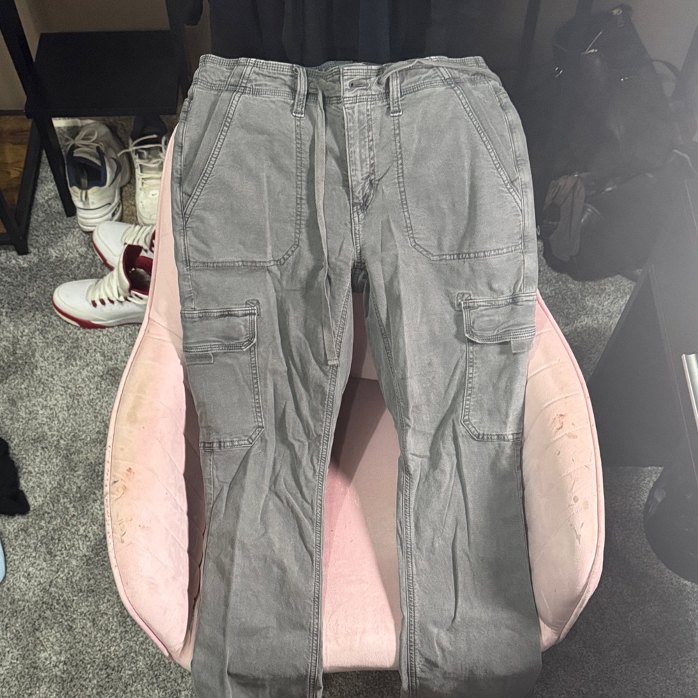 Gray Cargo Pants American eagle